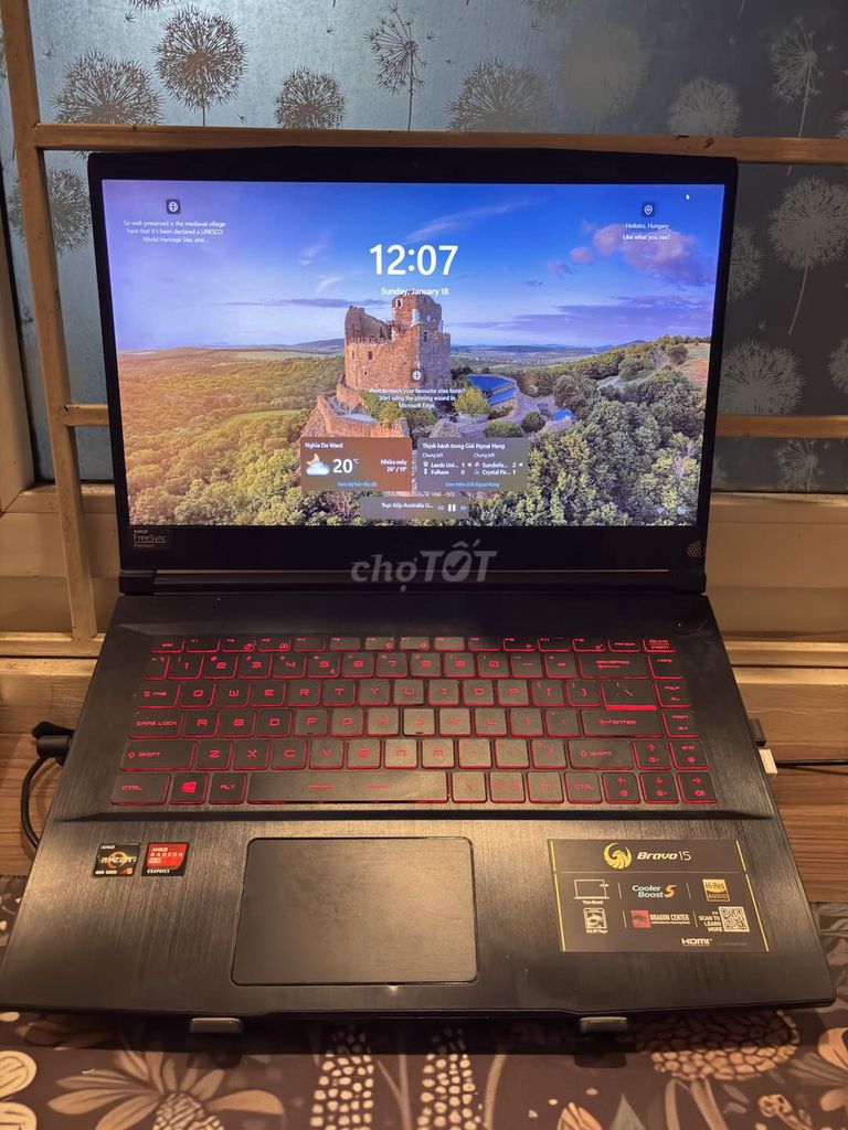 Laptop MSI Bravo 15 A4DCR AMD Ryzen 5-4600H Đen. Mua bán Laptop tại Quận Cầu Giấy Hà Nội được đăng bởi Đoàn Đức Dũng hình 1