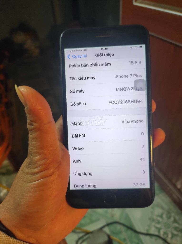 Apple iPhone 7 Plus 32GB Đen. Mua bán Điện thoại tại Huyện Vụ Bản Nam Định được đăng bởi việc làm phổ thông việc làm không bằng cấp hình 1