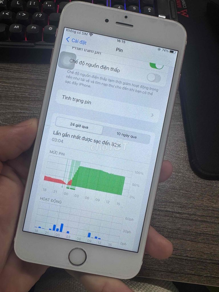 iPhone 6splus bai pass dùng wifi giải trí. Mua bán Điện thoại tại Quận Nam Từ Liêm Hà Nội được đăng bởi Nam hình 1