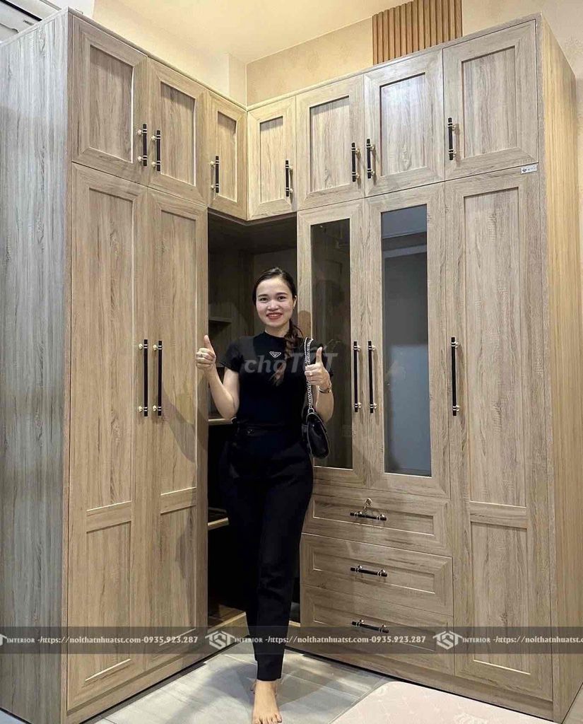 Chuyên nhận thi công tủ quần áo theo yêu cầu. Dịch vụ tại Quận Thanh Khê Đà Nẵng được đăng bởi Nội thất bếp trọn gói TST  hình 1