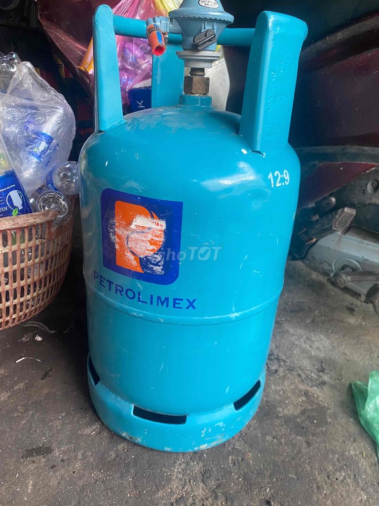 Bình ga Petrolimex 12.9kg Xanh. Mua bán Nội thất, đồ gia dụng khác tại Quận 12 Tp Hồ Chí Minh được đăng bởi Yến  hình 1