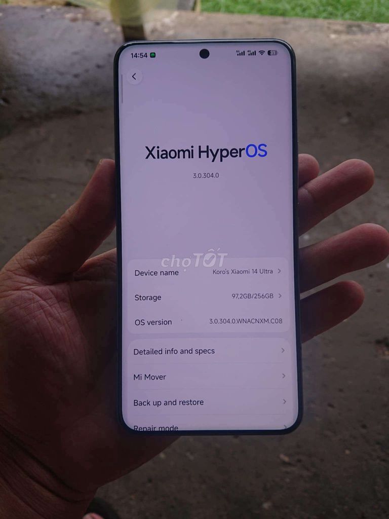 Xiaomi 14 Ultra 256GB Xám. Mua bán Điện thoại tại Thành phố Thủ Đức Tp Hồ Chí Minh được đăng bởi Phạm Tâm hình 1