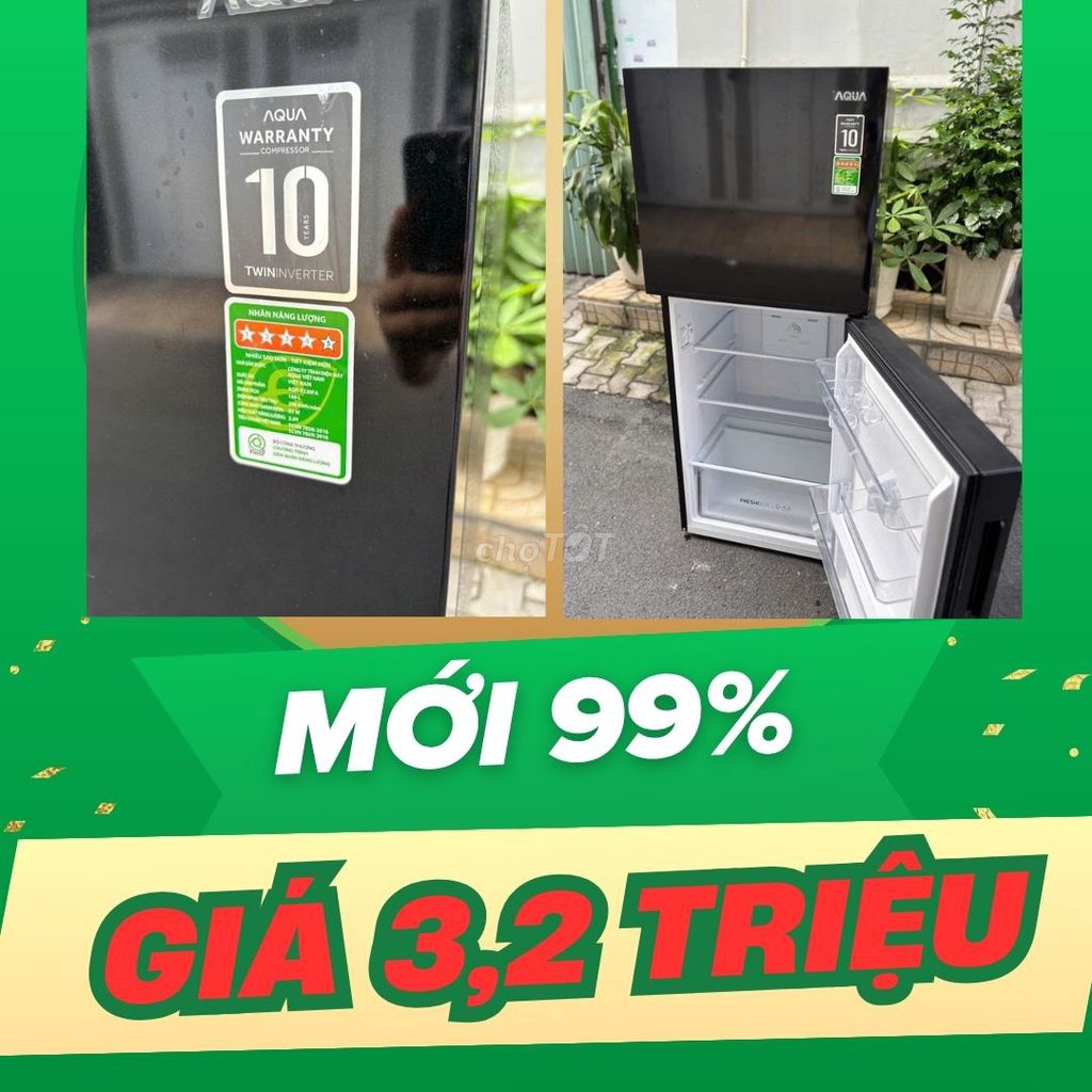 💎TỦ LẠNH AQUA 189L = MỚI 99% = GIÁ CHỈ 3,2 TRIỆU 💎. Mua bán Tủ lạnh tại Quận Tân Phú Tp Hồ Chí Minh được đăng bởi Nam Tiến  hình 1