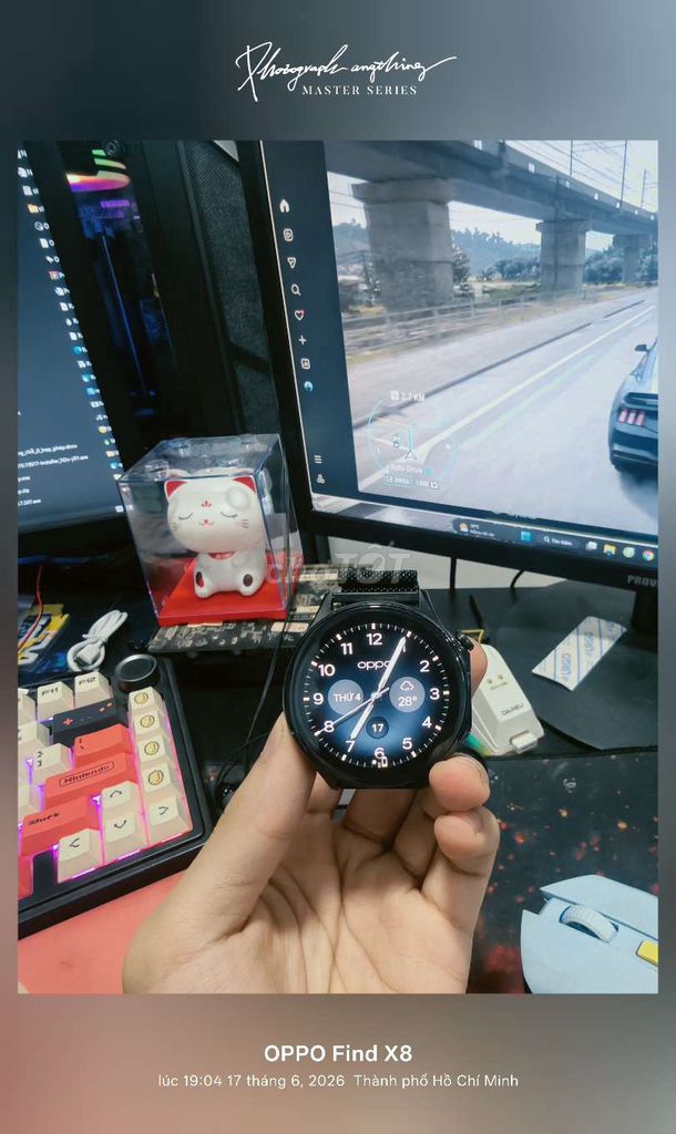 Oppo Watch X Đen Đã sử dụng. Mua bán Thiết bị đeo thông minh tại Quận Gò Vấp Tp Hồ Chí Minh được đăng bởi Nguyễn Văn Hải hình 1