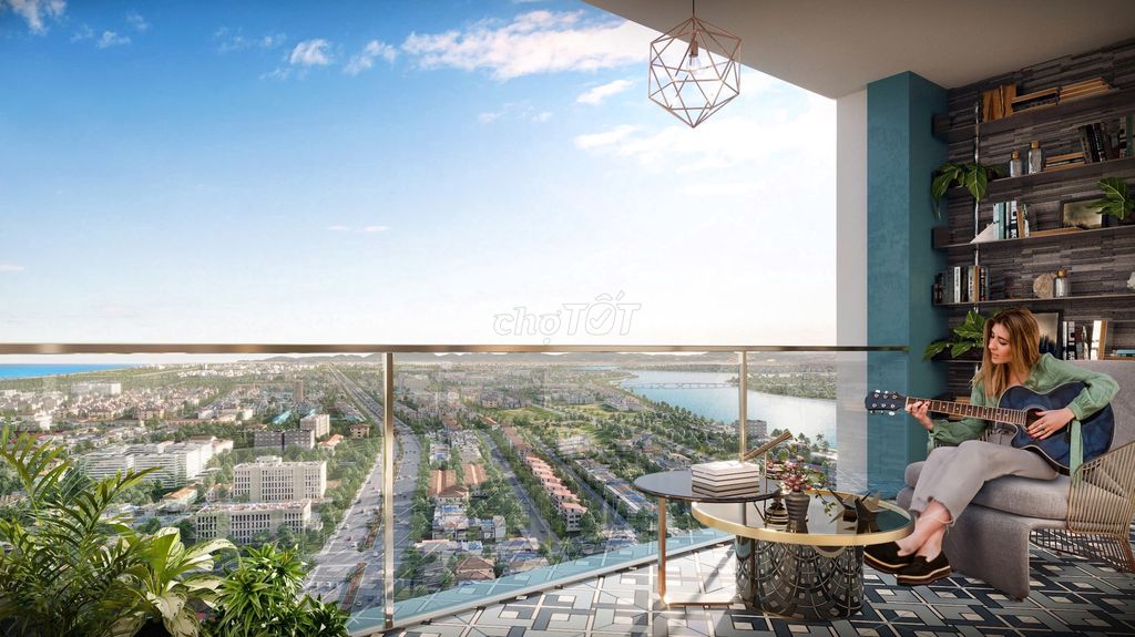 Sun Cosmo Residence Đà Nẵng 2PN+ 89m2, view biển - giá trực tiếp CĐT