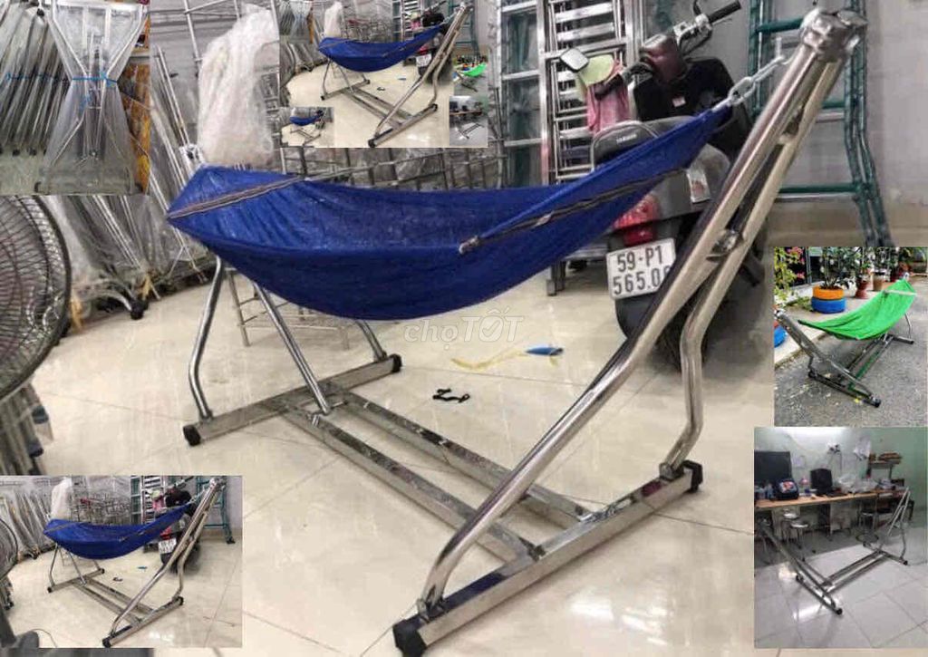 Xây nhà kho xãa KHUNG VÕNG INOX VUÔNG NEW 100%. Mua bán Giường, chăn ga gối nệm tại Quận 12 Tp Hồ Chí Minh được đăng bởi VÕNG XẾP GIÁ RẺ hình 1