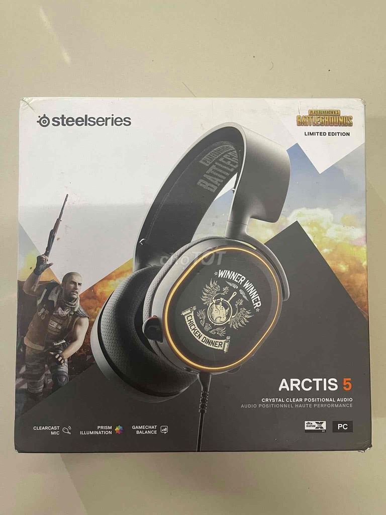 Tai nghe gaming Steelseries Arctis 5 PUBG Đen. Mua bán Tivi, Âm thanh tại Quận Hải Châu Đà Nẵng được đăng bởi Nguyen hình 1