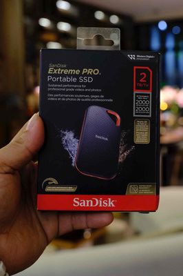 SanDisk Extreme PRO Portable SSD 2TB – USB-C – Tốc. Mua bán Linh kiện (RAM, Card...) tại Quận Bình Thạnh Tp Hồ Chí Minh được đăng bởi Vân Anh 2Tech House