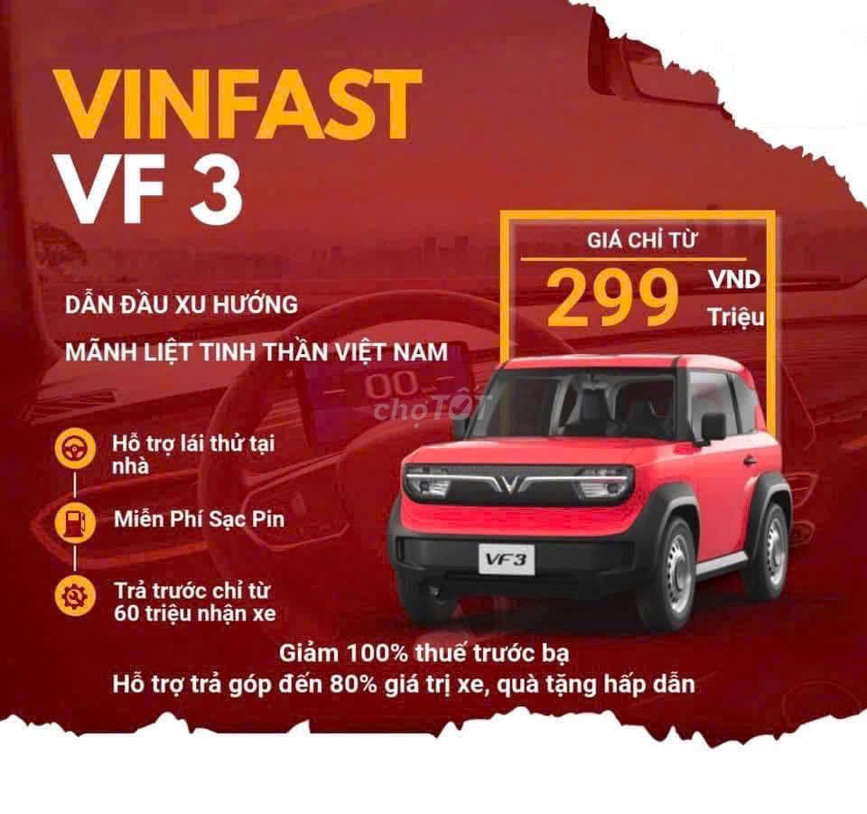 Vinfast VF 3 kèm pin 03/2025 cực chất. Mua bán Ô tô tại Huyện Đông Anh Hà Nội được đăng bởi chu xe hình 1