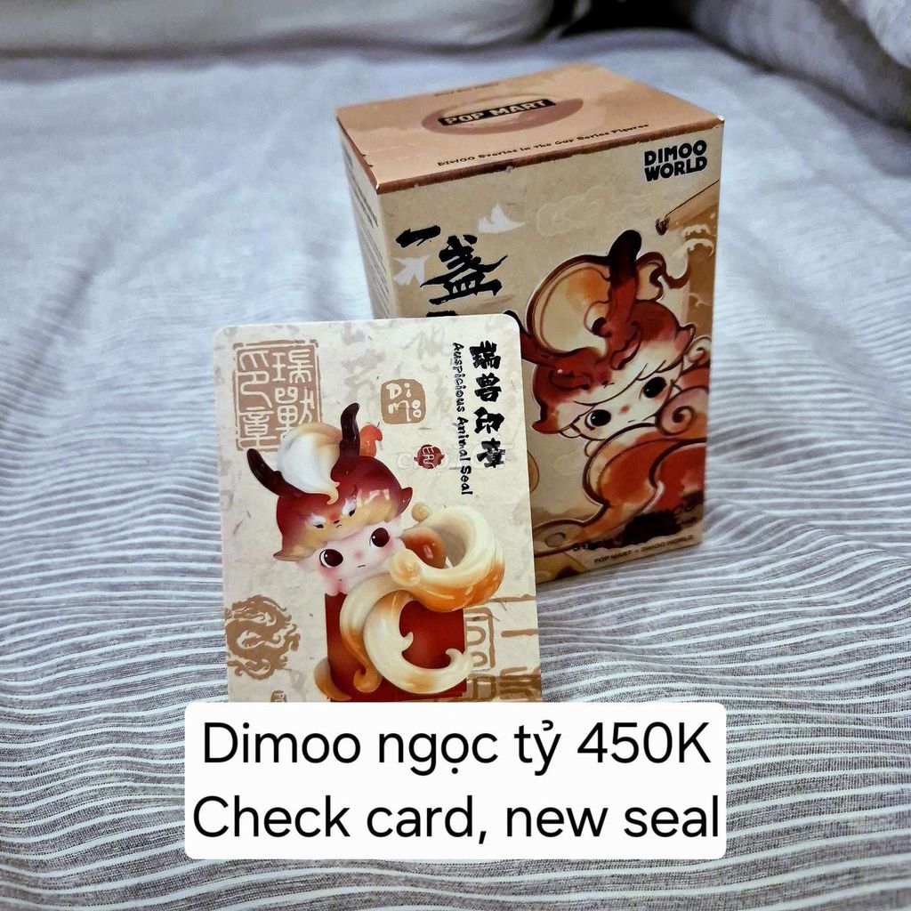 Cần pass các tượng blind box Dimoo, Hacipupu