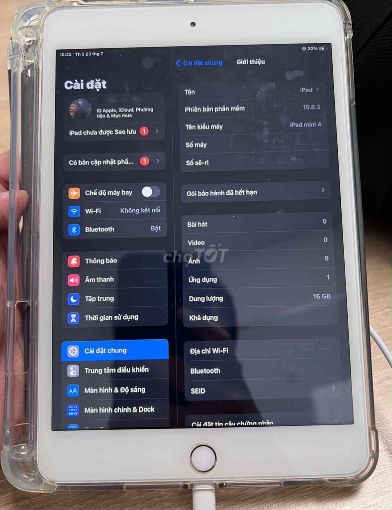 Apple iPad mini 4 16GB Vàng Retina. Mua bán Máy tính bảng tại Quận 12 Tp Hồ Chí Minh được đăng bởi Lâm Hoài Thương hình 1