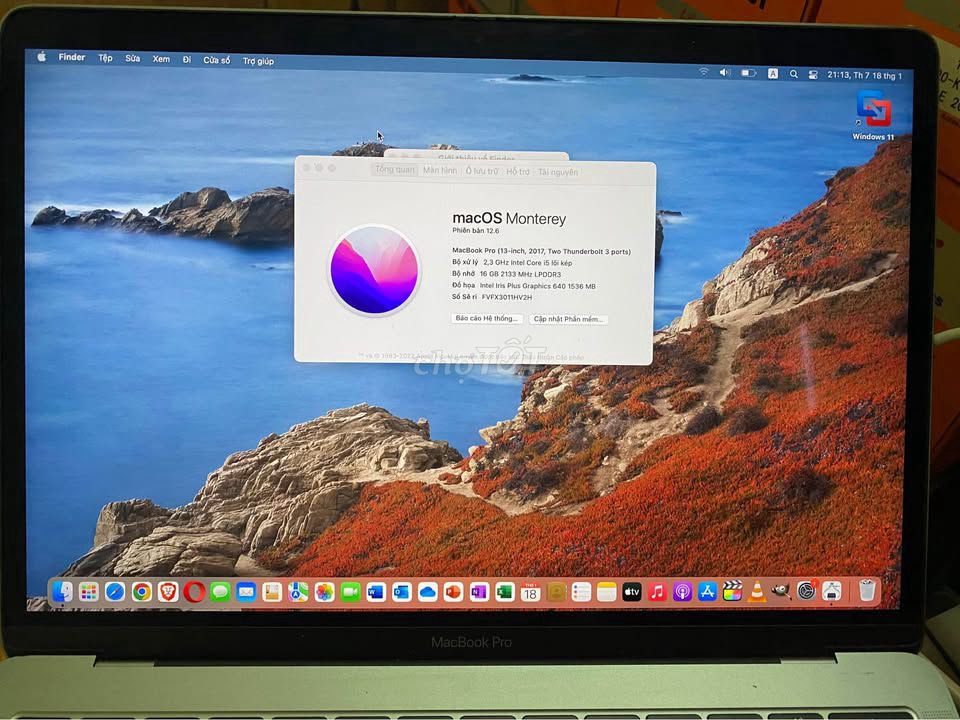 Pass Macbook Pro 2017