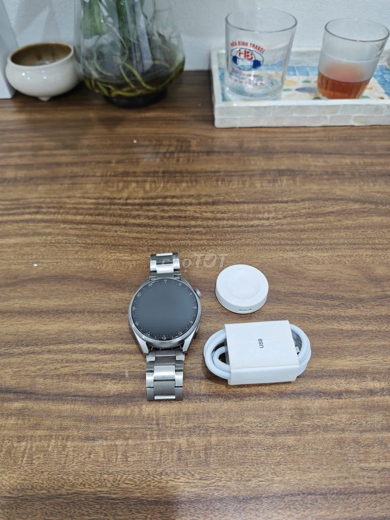 Huawei Watch 3 Pro Bạc 46mm LTE dây kim loại COD. Mua bán Thiết bị đeo thông minh tại Quận Hoàng Mai Hà Nội được đăng bởi Trần Ngọc Hiếu hình 1