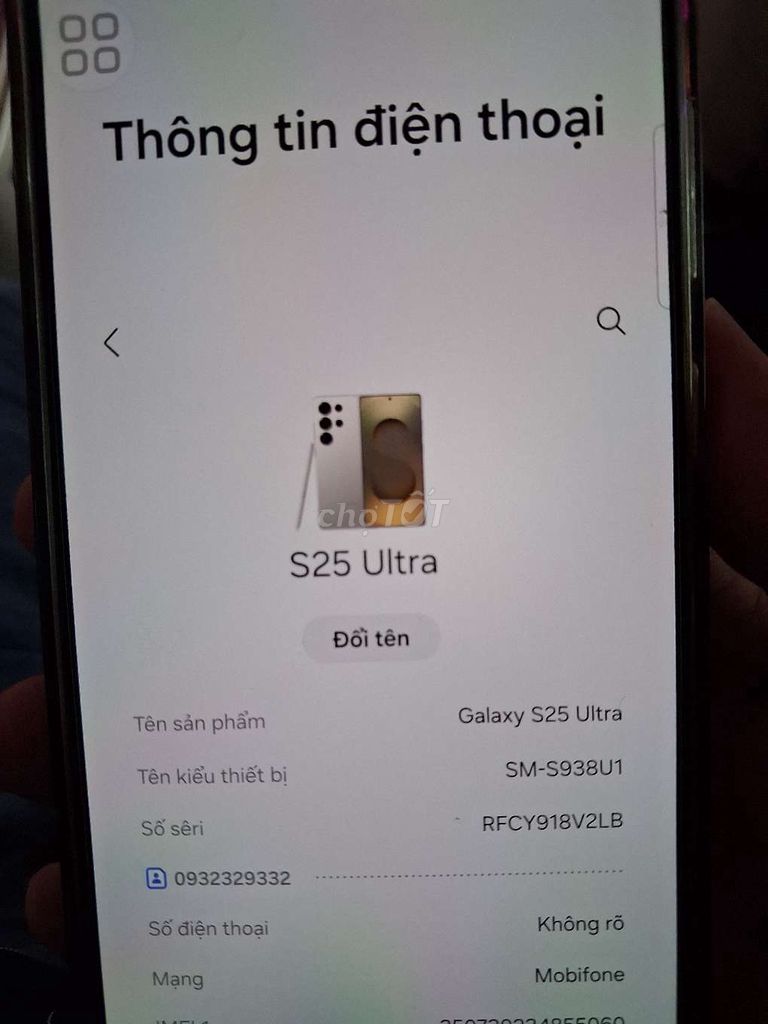 Samsung Galaxy S25 Ultra Bạc. Mua bán Điện thoại tại Quận 1 Tp Hồ Chí Minh được đăng bởi VV hình 1