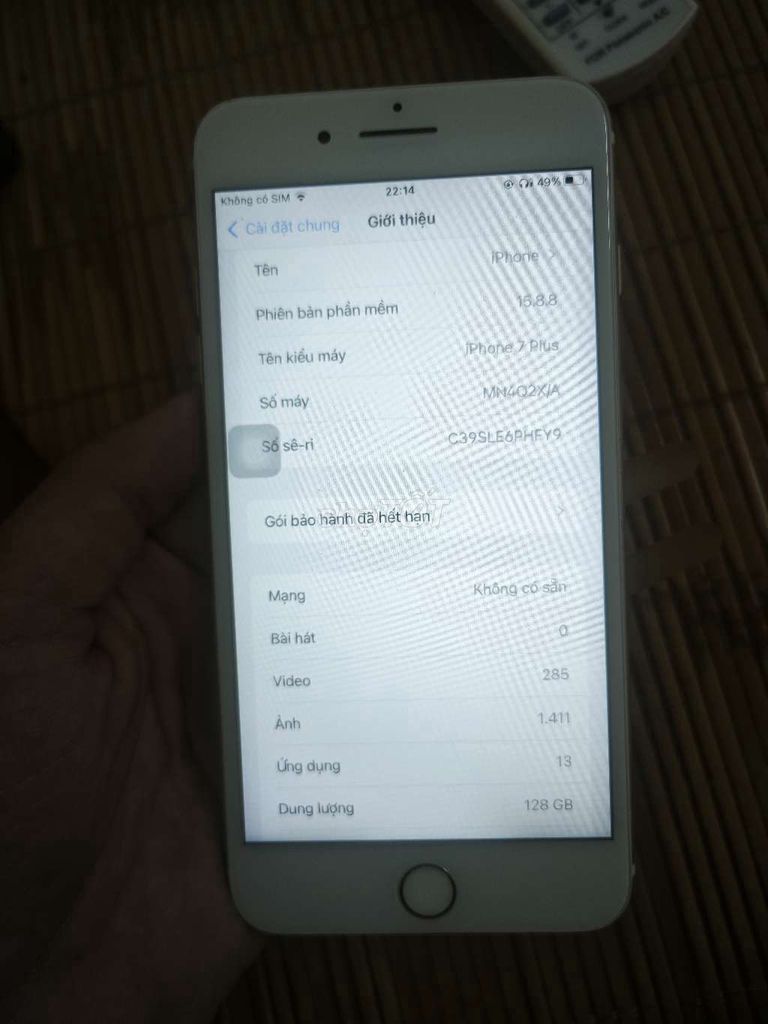 iPhone 7 Plus 128GB Vàng. Mua bán Điện thoại tại Thị xã Sơn Tây Hà Nội được đăng bởi quân hình 1