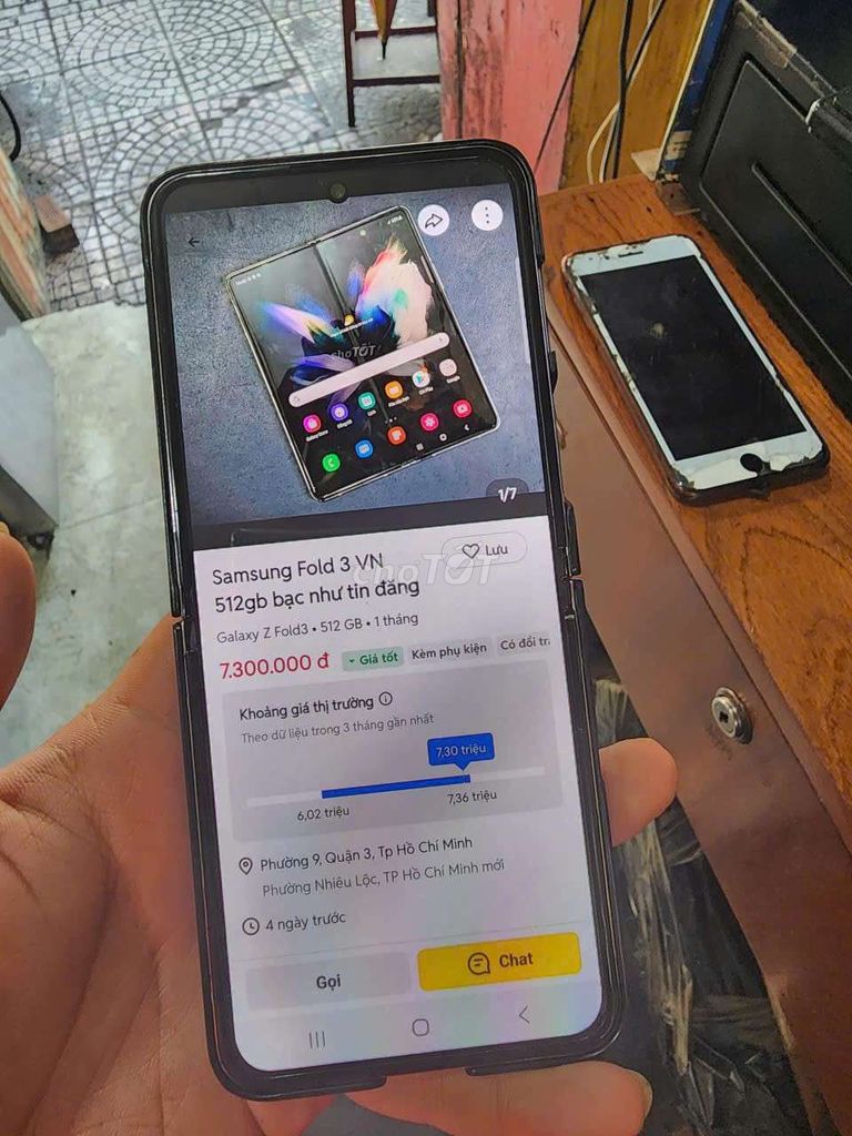 Samsung Z Flip 5 512GB Tím Đã sử dụng có GL. Mua bán Điện thoại tại Quận Bình Thạnh Tp Hồ Chí Minh được đăng bởi Nguyễn Văn Hào hình 1