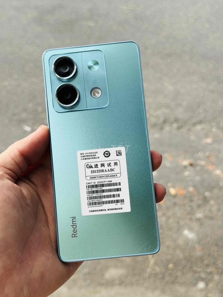 Xiaomi Redmi Note 13 5G 128GB Pin 5000mah Xanh. Mua bán Điện thoại tại Quận Thanh Khê Đà Nẵng được đăng bởi Thương Mobile hình 1