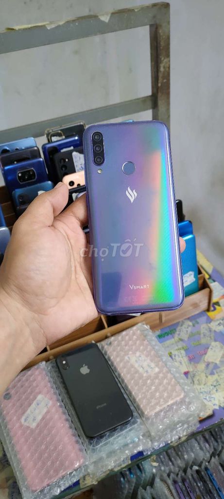 Vsmart joy 3, ram 4gb, 64gb, pin 5000. Mua bán Điện thoại tại Quận Gò Vấp Tp Hồ Chí Minh được đăng bởi A LONG   nhận thanh toán THẺ TÍN DỤNG hình 1