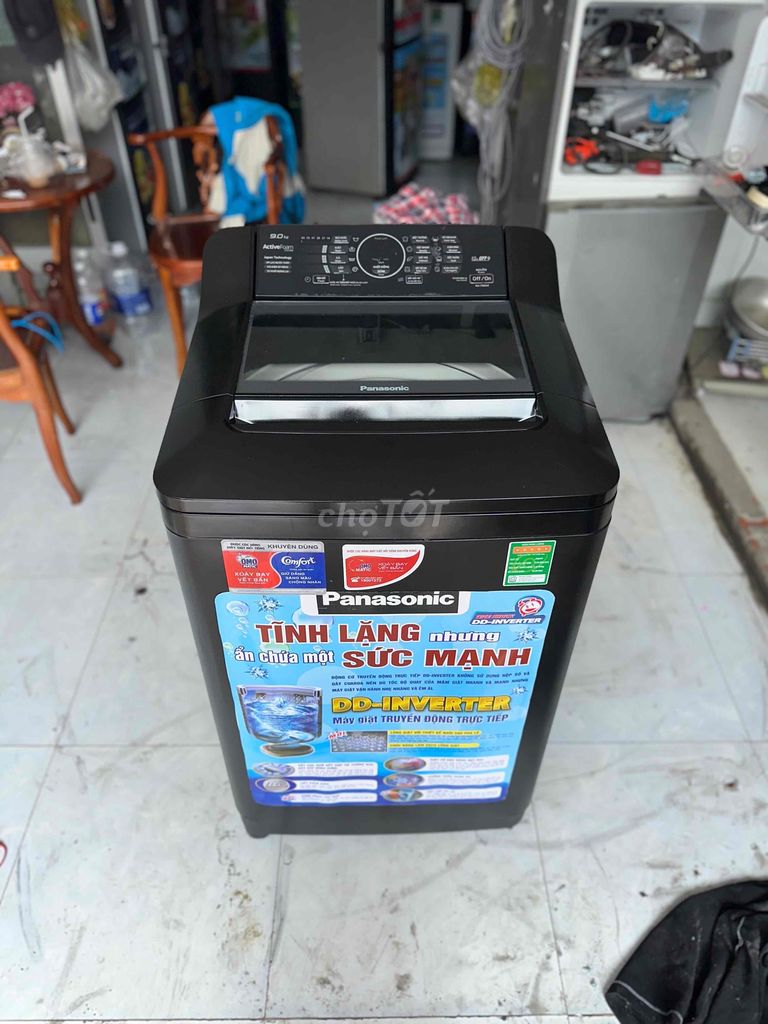 panasonic 9kg giặt vắt êm bh3tháng bao lắp và ship