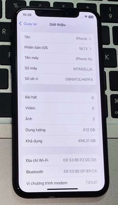 iPhone XS Quốc Tế 512GB , Zin , Có GL. Mua bán Điện thoại tại Thành phố Buôn Ma Thuột Đắk Lắk được đăng bởi VH