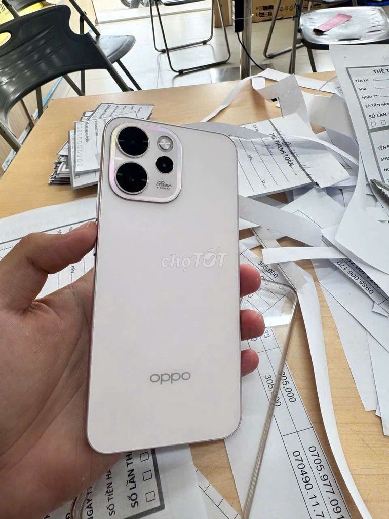 Oppo Reno 15F Trắng Đã qua sử dụng. Mua bán Điện thoại tại Huyện Gò Dầu Tây Ninh được đăng bởi Sang hình 1