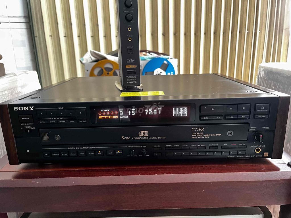 Đầu CD Sony C77ES. Mua bán Tivi, Âm thanh tại Quận Tân Phú Tp Hồ Chí Minh được đăng bởi Tấn Anh  hình 1