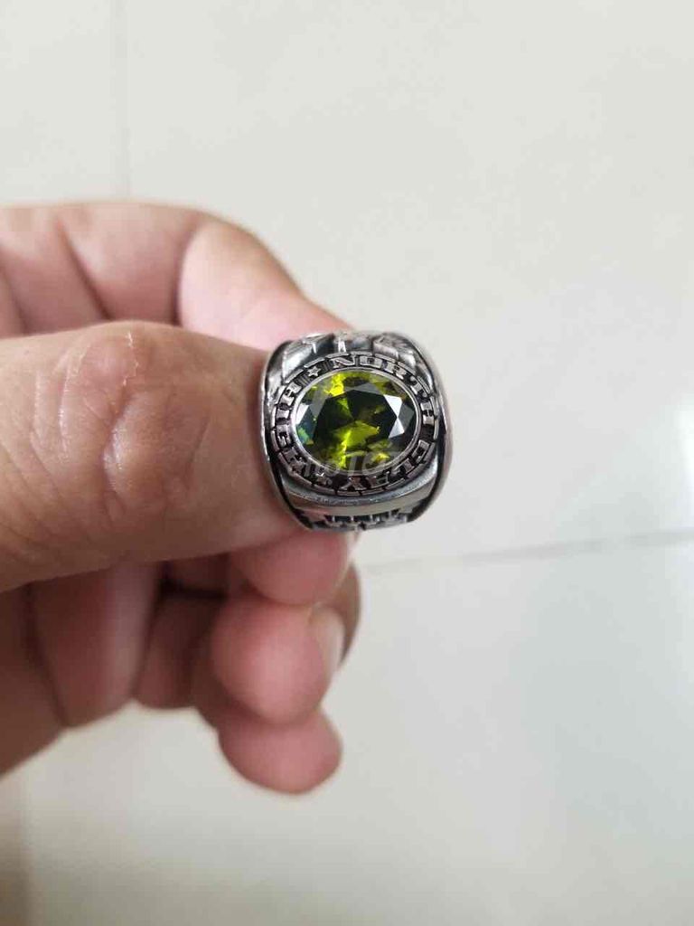 Nhẫn Nam Bạc size 18. Mua bán Phụ kiện thời trang khác tại Huyện Châu Đức Bà Rịa - Vũng Tàu được đăng bởi doan du hình 1