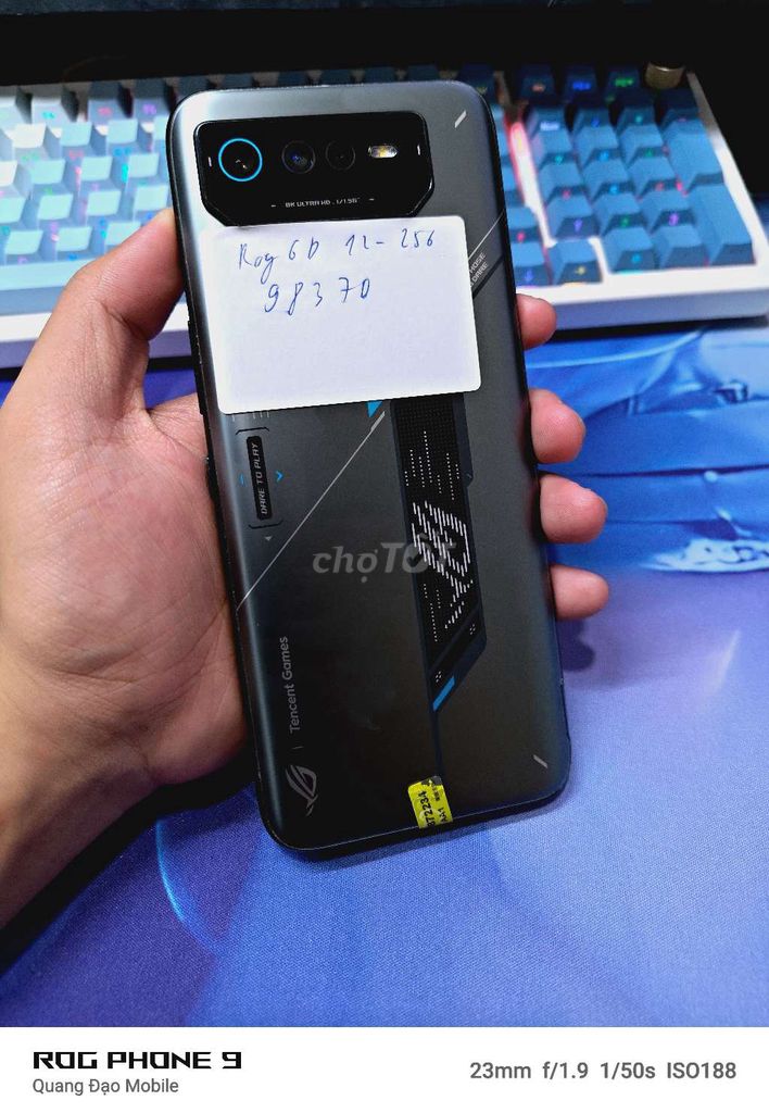 Rogphone 6D bản 12-256 imei (98370). Mua bán Điện thoại tại Quận Hà Đông Hà Nội được đăng bởi Đạo Nguyễn hình 1