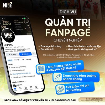 DỊCH VỤ QUẢN TRỊ FANPAGE CHỈ VỚI 2.900.000/THÁNG. Dịch vụ tại Huyện Bình Chánh Tp Hồ Chí Minh được đăng bởi Nice Nine