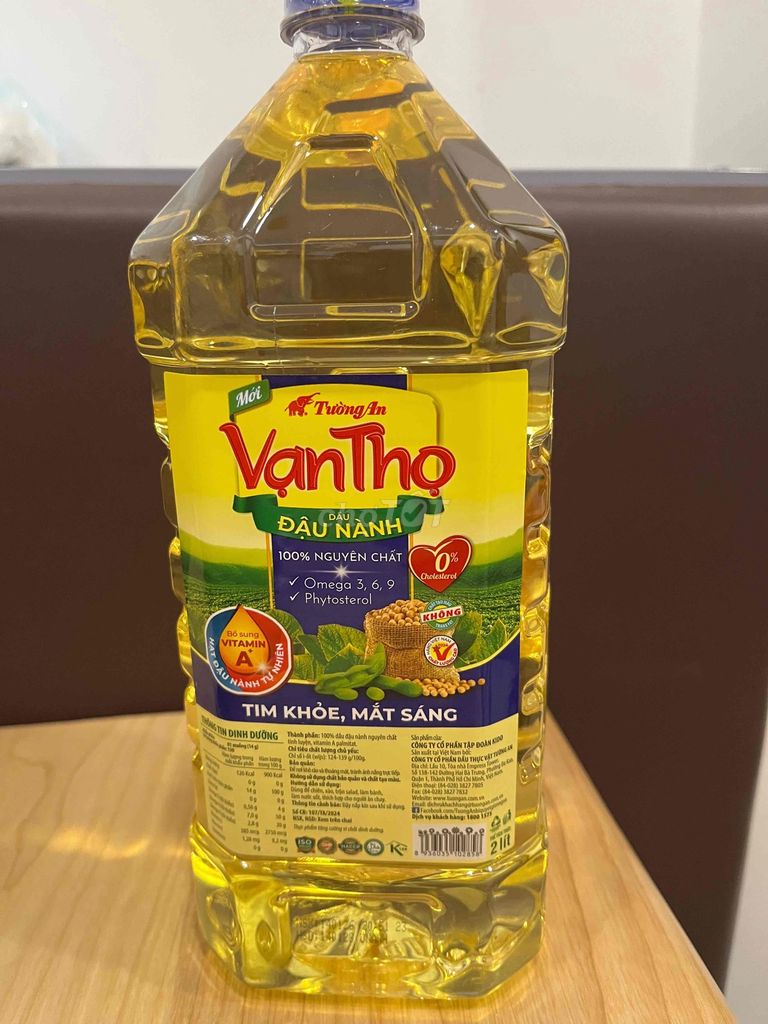 Dầu ăn Tường An Vạn Thọ 2 lít. Mua bán Đồ ăn, thực phẩm và các loại khác tại Quận Bình Thạnh Tp Hồ Chí Minh được đăng bởi Phạm Thế Huy hình 1