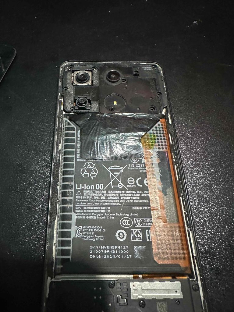 Xiaomi Redmi Note 13 Đen Hỏng main. Mua bán Điện thoại tại Thị xã Bến Cát Bình Dương được đăng bởi Thuận mua vừa bán hình 1