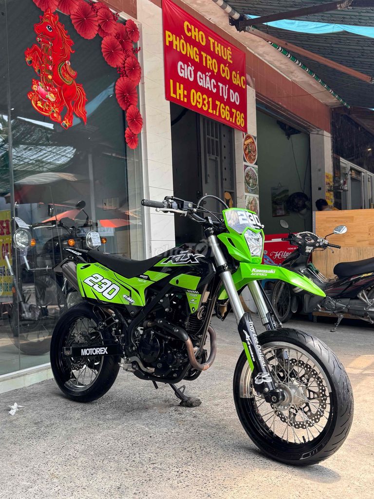 Kawasaki Cào Cào KLX 230S 2023 Xanh lá Xe đẹp