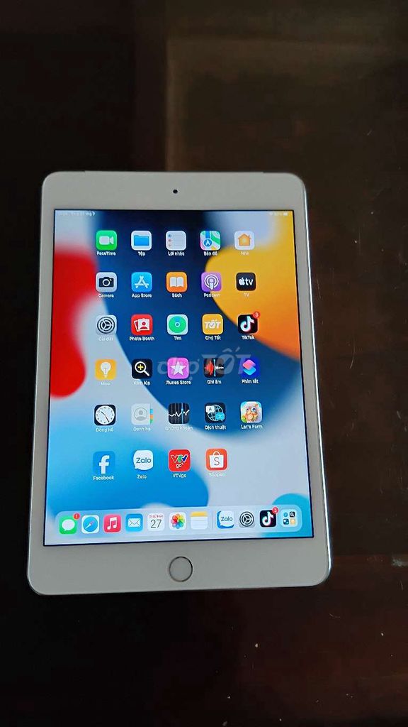 Apple iPad mini 4 128GB có khe sim . Mua bán Máy tính bảng tại Quận Ninh Kiều Cần Thơ được đăng bởi DAT KHOA  hình 1