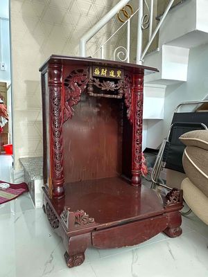 bàn thờ ông Thần Tài bằng gỗ qsd. Mua bán Nội thất, đồ gia dụng khác tại Quận 6 Tp Hồ Chí Minh được đăng bởi mint