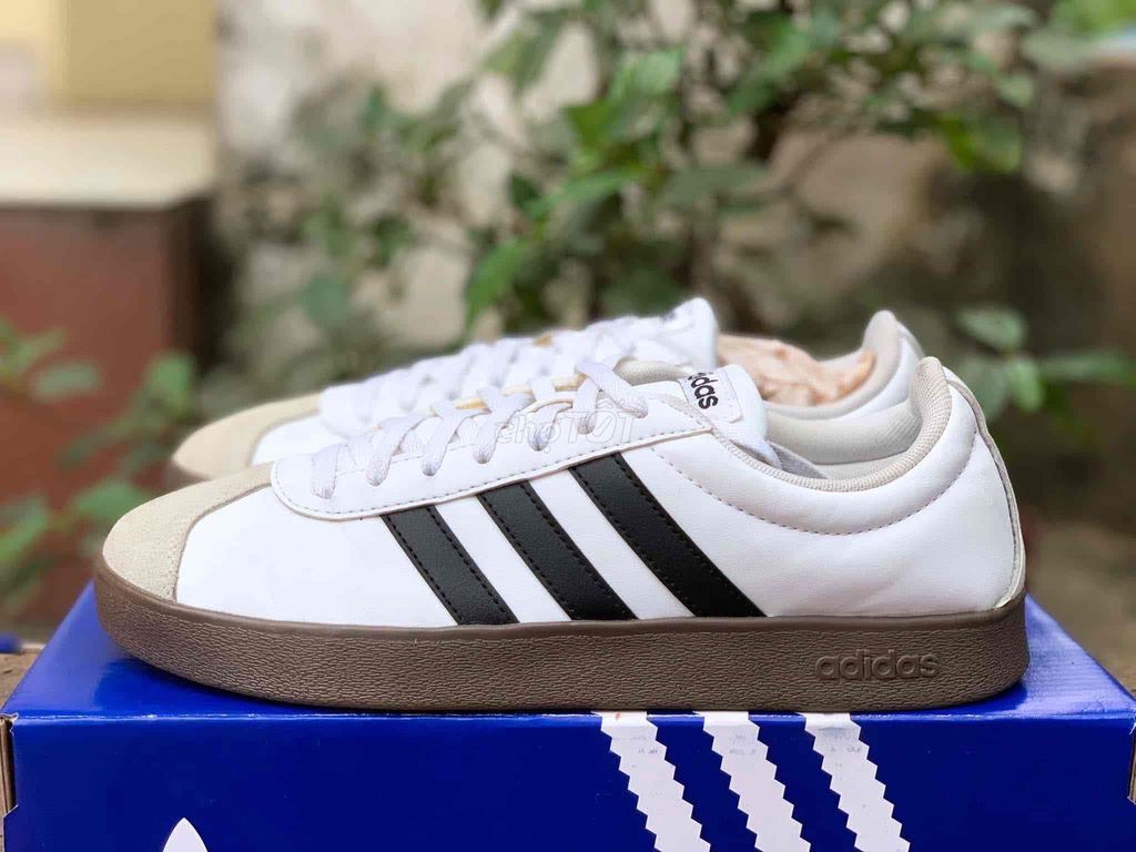 Adidas vl court chính hãng Sz 40,5 Độ mới 90 Đi họ