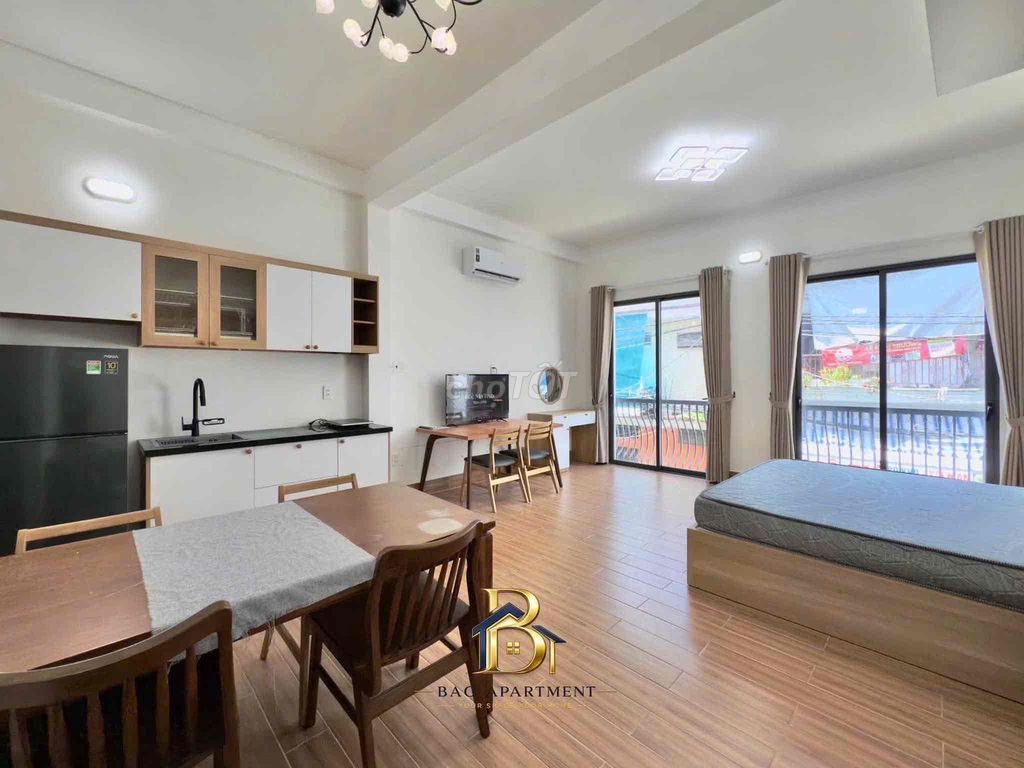 CHO THUÊ CĂN HỘ 45M2 - FULL NỘI THẤT - KHU ĂN UỐNG VUI CHƠI Q1