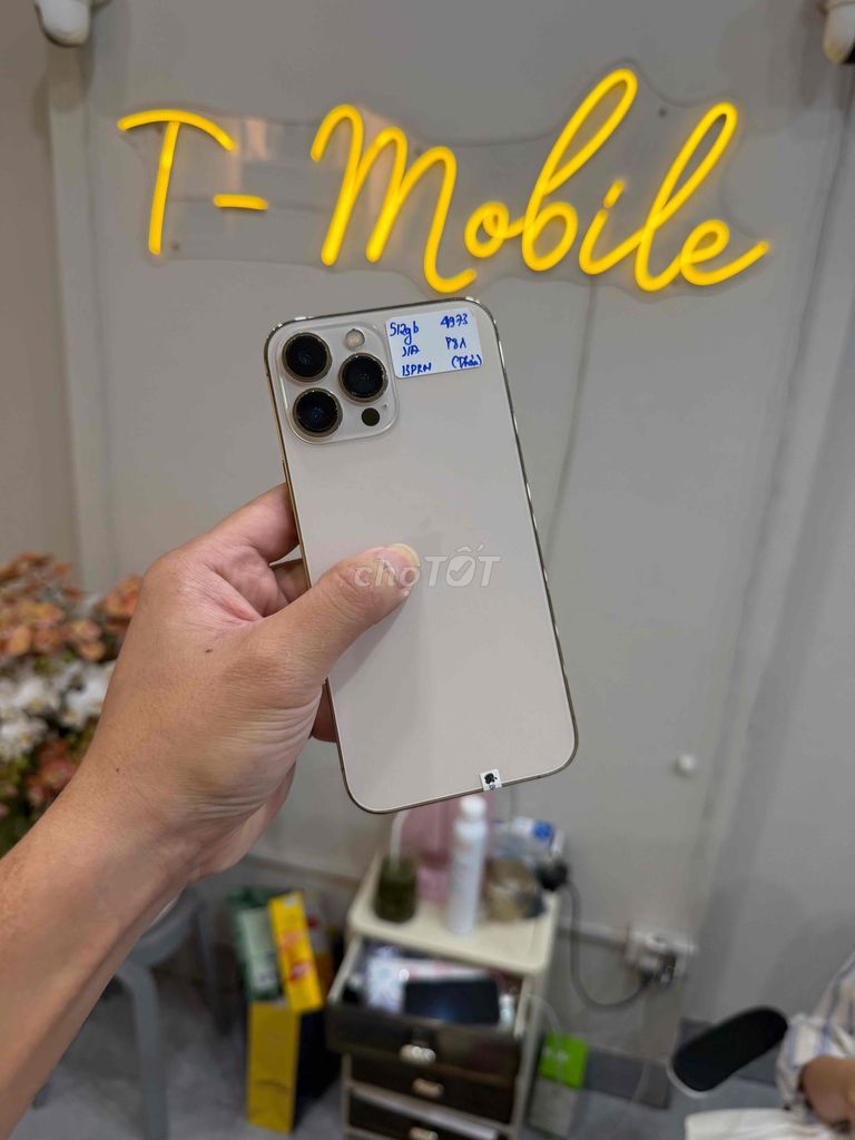 13 Promax 512Gb Quốc Tế zin full gold ios 18.5. Mua bán Điện thoại tại Quận Thanh Xuân Hà Nội được đăng bởi Ngô Tráng T Mobile hình 1