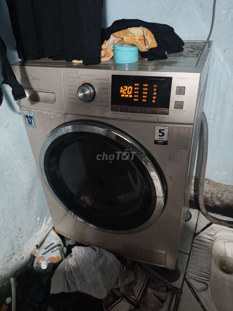 Máy giặt Midea 9kg cửa trước. Mua bán Máy giặt tại Thành phố Thủ Dầu Một Bình Dương được đăng bởi Hoàng  hình 1