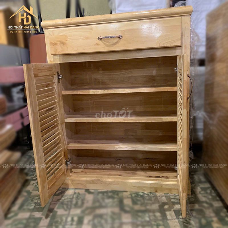 Tủ Giày Gỗ Cao Su 80cm Mới 99%. Mua bán Tủ, kệ gia đình tại Quận Gò Vấp Tp Hồ Chí Minh được đăng bởi Nội thất Hải Đăng hình 1