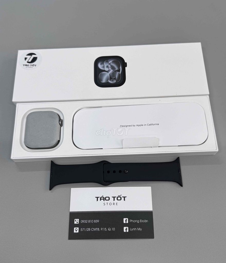 Apple Watch Series 11 42mm Xám gps new mới 100%. Mua bán Thiết bị đeo thông minh tại Quận 10 Tp Hồ Chí Minh được đăng bởi Táo Tốt Apple  hình 1