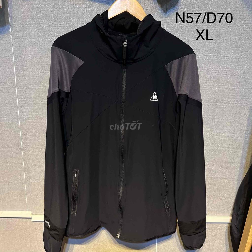 Áo khoác Lecoq Sportif XL Đen Vải mát. Mua bán Quần áo tại Huyện Đức Trọng Lâm Đồng được đăng bởi Black 2hand  hình 1