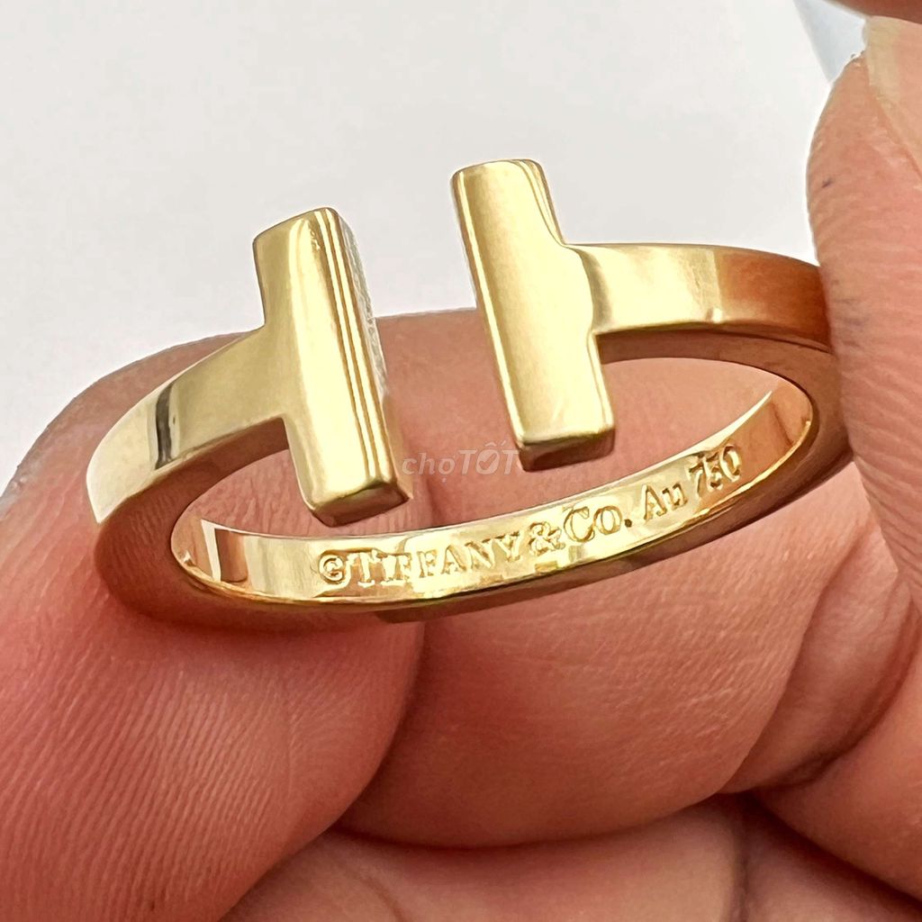 Nhẫn Ti.ffany vàng 18k.