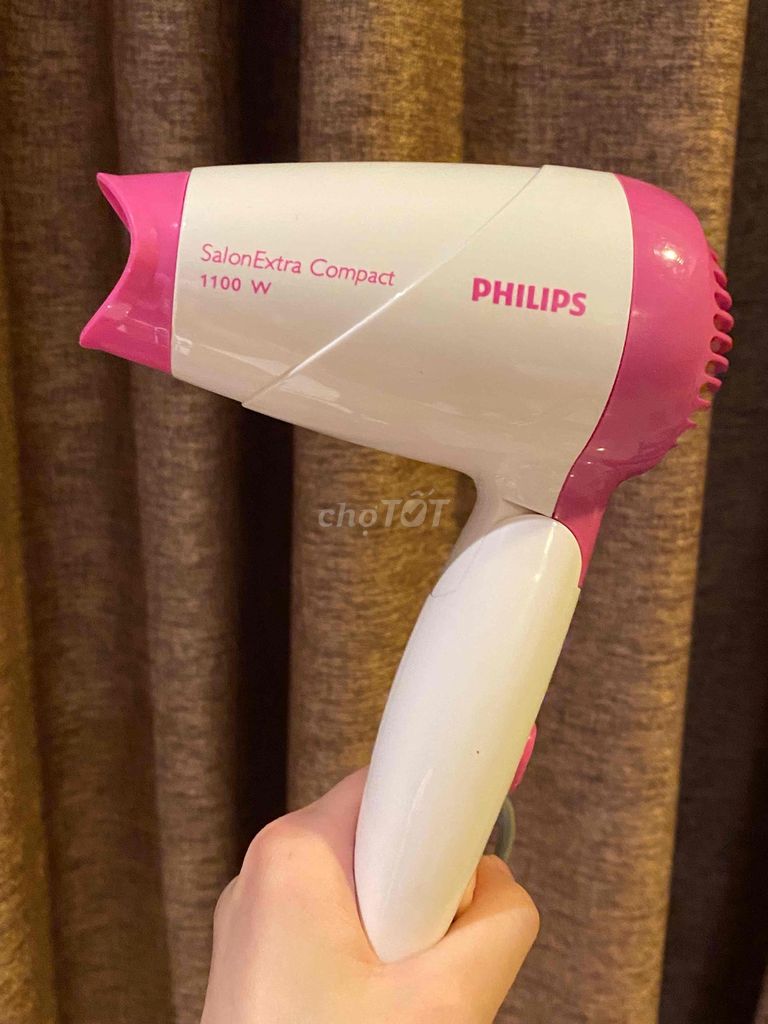 Máy sấy tóc Philips SalonExtra Compact Gấp gọn. Mua bán Nội thất, đồ gia dụng khác tại Thành phố Vũng Tàu Bà Rịa - Vũng Tàu được đăng bởi Linh H hình 1