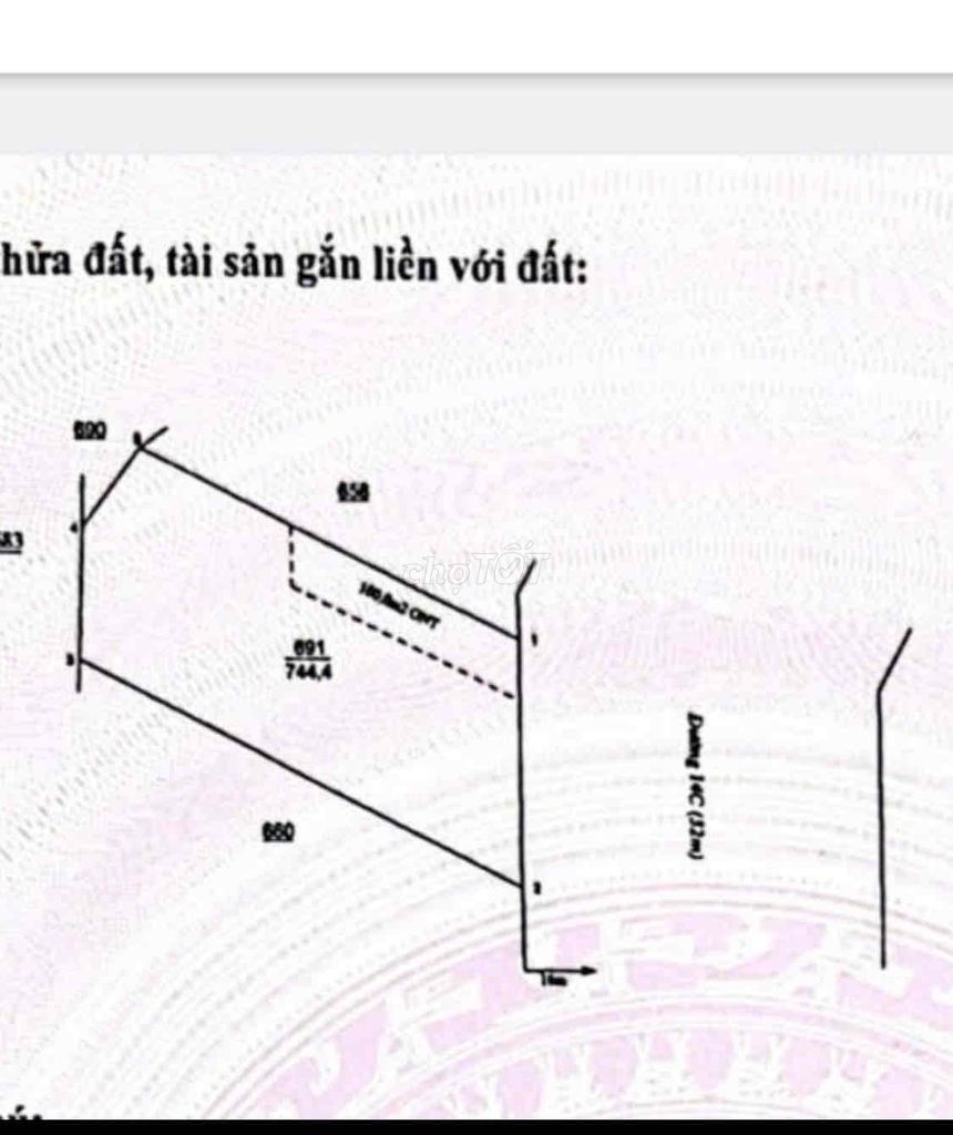 Chủ cần tiền bán gắp đất mặt tiền quốc lộ 13c 800m2 giá 780tr