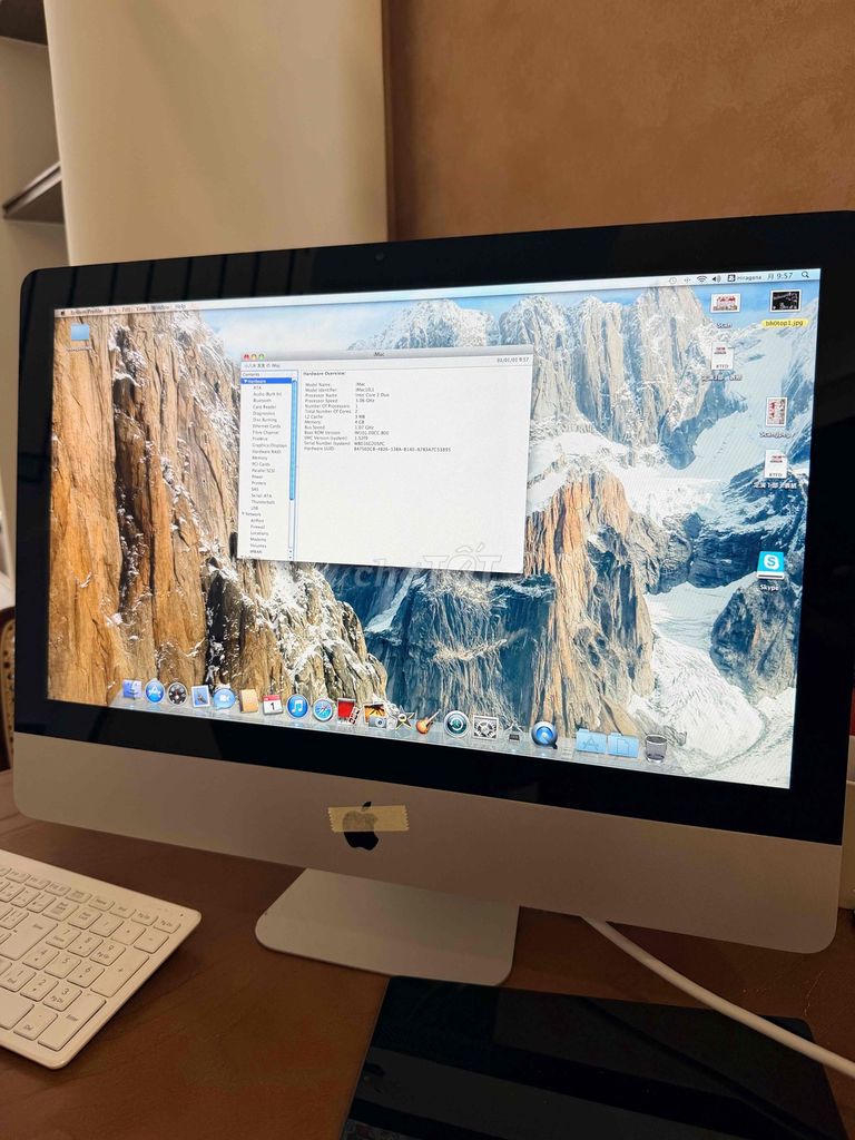Apple iMac Intel Core 2 Duo 4GB Macintosh HD. Mua bán Máy tính để bàn tại Quận 1 Tp Hồ Chí Minh được đăng bởi Mr Bách  hình 1