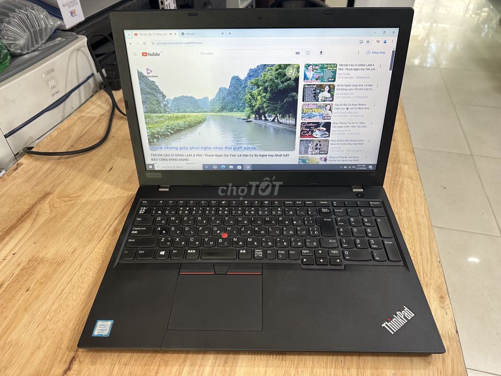 xả hàng Thinkpad L580 i5 8250 ram 8g ssd 240 Nhật