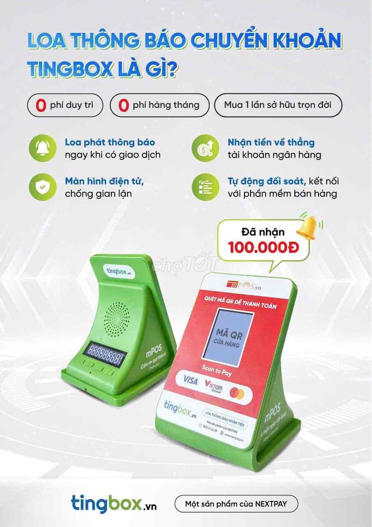 TUYỂN CTV BÁN LOA THÔNG BÁO CHUYỂN KHOẢN TINGBOX. Việc làm Công việc khác tại Quận Ninh Kiều Cần Thơ được đăng bởi Thái Quốc Bảo hình 3