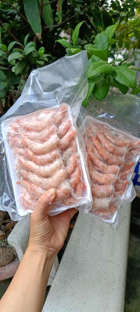 Non tôm hấp nguyên chất