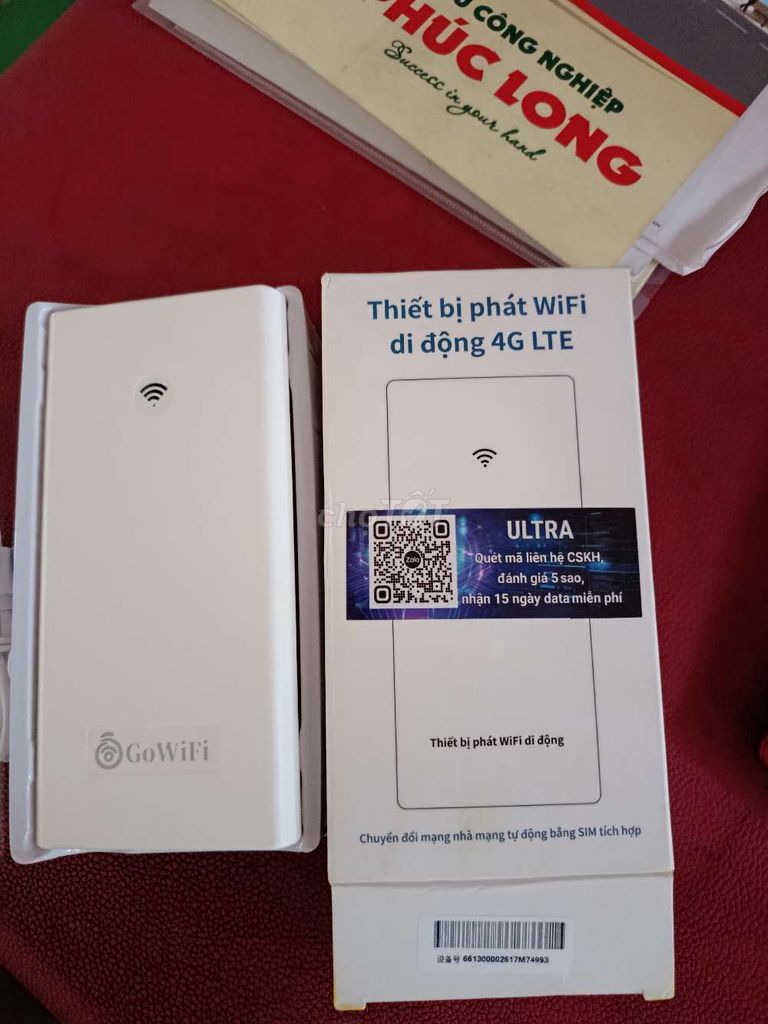 Cục phát WiFi GoWiFi ULTRA 4G LTE Trắng mới. Mua bán Phụ kiện (Màn hình, Chuột...) tại Huyện Bến Lức Long An được đăng bởi Dung tien hình 1