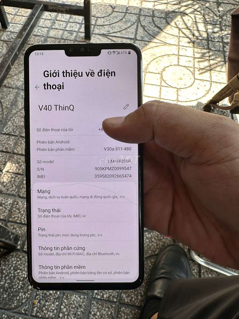 Bán/GL LG V40 Thinq NFC cực chất 6/64G